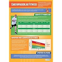 Daydream Education Cardiovascular Fitness Poster - Laminated - LARGE FORMAT 33” x 23.5” - Physical Education Classroom Decoration - Bulletin Banner Charts