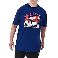 Champion Men's T-Shirt, Cotton Midweight Men's Crewneck Tee,t-Shirt for Men, Graphic Script