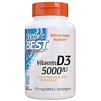Vitamin D3, Capsule 5, 000 Iu for Healthy Bones, Teeth, Heart & Immune Support, Non-GMO, Gluten-Free, Soy Free, 720 Count (Pack of 1)