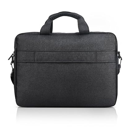 Lenovo Laptop Shoulder Bag T210, 15.6-Inch Laptop or Tablet, Sleek, Durable and Water-Repellent Fabric, Lightweight Toploader, Business Casual or School, GX40Q17229, Black