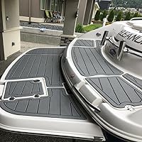 Boat EVA Faux Teak Decking Floor Compatible with 2020 Chaparral 25 Surf Swim Platform and Cockpit