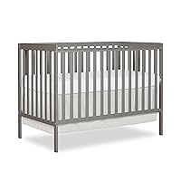 Synergy 5-in-1 Convertible Crib in Cool Grey, Greenguard Gold Certified