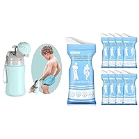 Portable Urinal for Kids Travel Urinal Pee Cup for Boys and Urinal Bags Pee Bags for Travel 24 Pack