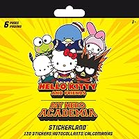 Hello Kitty and My Hero Academia - Mini STICKERLAND Pads-6 PG