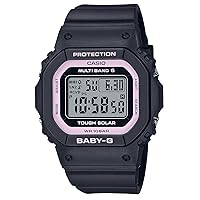 Casio] Baby-G Watch Radio Solar BGD-5650-1BJF Women's Black Women's Watch Shipped from Japan Nov 2022 Model
