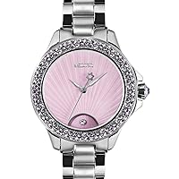 MEDOTA Gratia Women's Studded Automatic Water Resistant Analog Quartz Watch - Purple