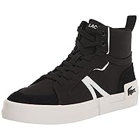 Lacoste Mens L004 Mid Canvas Sneakers