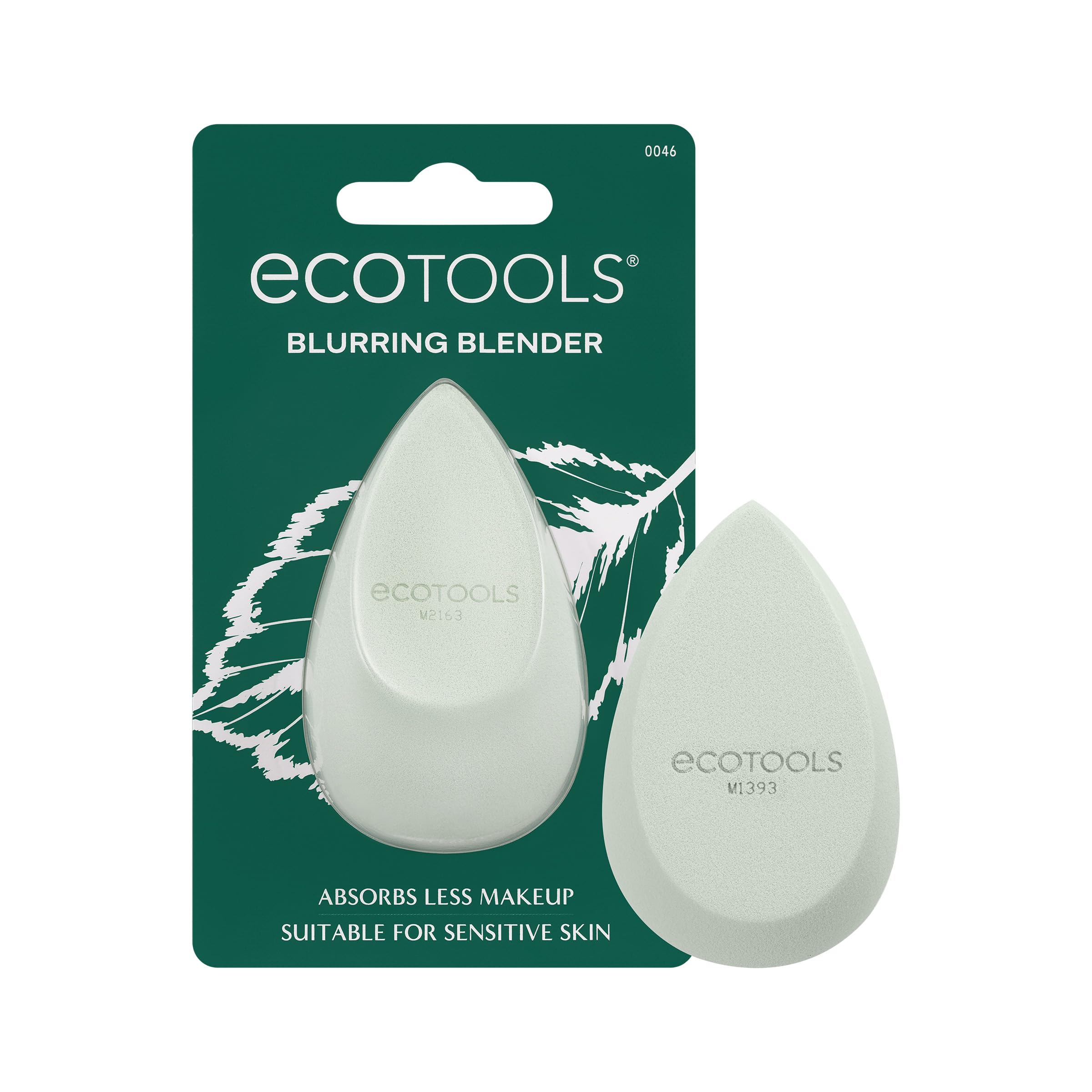 EcoTools Blurring Blender Makeup Sponge, Makeup Blending Sponge For Blurred Skin, For Liquid & Cream Foundation, Eco Friendly & Latex Free, Cruelty-Free & Vegan 1 Count