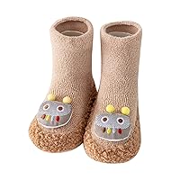 Infant Toddle Footwear Winter Toddler Shoes Soft Bottom Indoor Non Slip Warm Floor Bow Animal Socks Shoes Bi Rite
