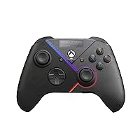 ASUS ROG Raikiri officially licensed Xbox controller, remappable buttons & triggers, 2 rear buttons, step & linear triggers, adjustable joystick sensitivity, 3.5mm jack with ESS DAC, for PC and Xbox