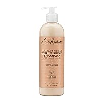 SheaMoisture Shampoo Coconut and Hibiscus, for Thick, Curly Hair, to Cleanse & Hydrate, 24 oz