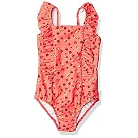 Seafolly Girls' Frill Front Tank One Piece Swimsuit