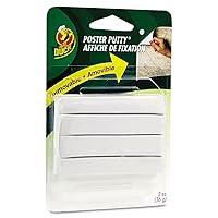 Brand Reusable and Removable Poster Putty for Mounting, 2 oz, White (1436912)