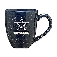 Rico Industries NFL Football 16 oz Team Color Laser Engraved Speckled Ceramic Coffee Mug (Pick Your Favorite Team)