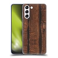 Head Case Designs Officially Licensed PLdesign Rustic Brown Old Wood Wood and Rust Prints Soft Gel Case Compatible with Samsung Galaxy S21+ 5G