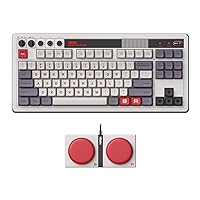 8Bitdo Retro Mechanical Keyboard, Bluetooth/2.4G/USB-C Hot Swappable Gaming Keyboard with 87 Keys, Dual Super Programmable Buttons for Windows and Android - N Edition 8Bitdo Retro Mechanical Keyboard, Bluetooth/2.4G/USB-C Hot Swappable Gaming Keyboard with 87 Keys, Dual Super Programmable Buttons for Windows and Android - N Edition