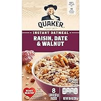 Instant Oatmeal, Raisin, Dates & Walnuts, 10 ct, 1.3 oz