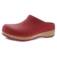 Dansko Kane Slip-On Mule Clog for Women – Lightweight Cushioned Comfort and Removable EVA Footbed with Arch Support – Easy Clean Uppers