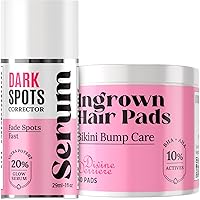 Save 18% on The Skin Care Solution For Dark Spots, Razor Bumps, Ingrown Hair & Razor Burns – Includes Our Ultra Potent Brightening + Razor Bumps Pads For an Ultra Clear & Glowing Skin