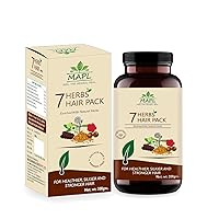 7 Herbs Hair Pack | Herbs for Healthy Hairs| With Bhringraj, Amla, Hibiscis, Methi, Mehndi, Shikakai| 100% Ayurvedic