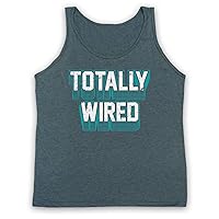 Men's Totally Wired Funny Slogan Tank Top Vest