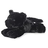 Aurora® Adorable Mini Flopsie™ Onyx™ Stuffed Animal - Playful Ease - Timeless Companions - Black 8 Inches