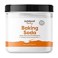 Nutricost Pantry Baking Soda (1 LB) - For Baking, Cleaning, Deodorizing, and More