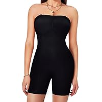 Gotoly Strapless Shapewear Bodysuit for Women Tummy Control One Piece Seamless Body Shaper with Removable Straps