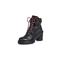 Marc Jacobs Women's Crosby Hiking Boot with Faux Shearling Lining Ankle