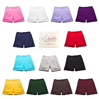 Choose 3 Pack of Girls Under Dress Shorts for Bike, Uniform Skirts and Jumpers, Dance, and Playground Modesty