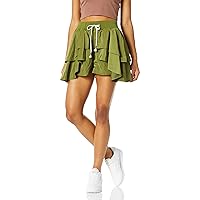 PUMA Womens Flutter Dolphin Short Olive Branch SM One Size