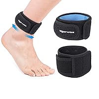 Achilles Tendonitis Brace, Adjustable Achilles Strap for Men Women, Breathable Ankle Brace for Achilles Pain, Running, Cycling, Hiking, Sports