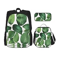 Print 125PCS Backpack Set,Large Bag with Lunch Box and Pencil Case,Convenient,backpack lunch box