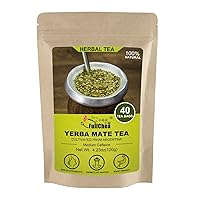 Yerba Mate Tea Bag, 40 Teabags, 3g/bag - Unsmoked, Cultivated From Argentina - Rich In Antioxidants And Plant Nutrients