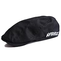 AVIREX 7995525 Men's Limited Edition Cap, Hat, Black Series, Black, Mesh, Hunting, Low Cap, Bucket Hat, Work Cap, Women's Cool (B_Hunting_14911300), Black