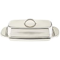 Norpro Stainless Steel Double Covered Butter Dish