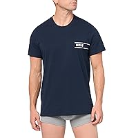 BOSS Men's Iconic Stripe Logo Short-Sleeve T-Shirt