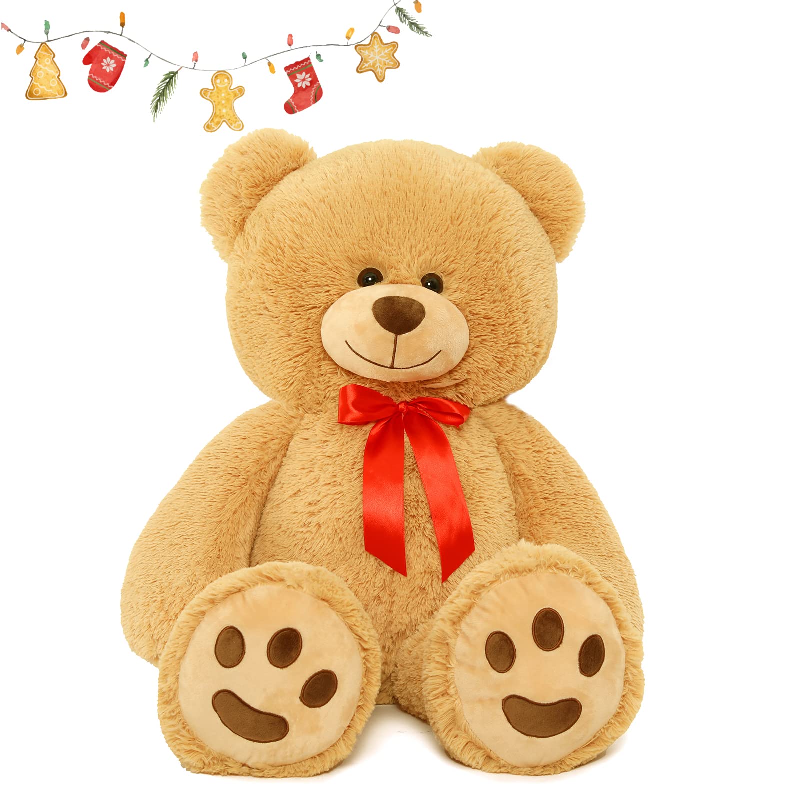 Mua BENINY Giant Teddy Bear Stuffed Animal Plush Toy, Big Brown Teddy Bear  Gift for Kids, Girlfriend, Boyfriend on Christmas, Birthday, Baby Shower  (
