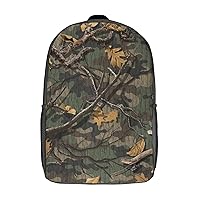 Hunting Camoufage 17 Inches Travel Backpacks Funny Shoulder Bag Lightweight Daypack