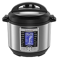 Instant Pot Ultra, 10-in-1 Pressure Cooker, Slow Cooker, Rice Cooker, Yogurt Maker, Cake Maker, Egg Cooker, Sauté, and more, Includes App With Over 800 Recipes, Stainless Steel, 6 Quart