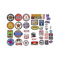 RC Car - Scale Garage Sign Decals - 43pc Set for:1/10 Crawler No prep Drag Racing sct sc Short Course
