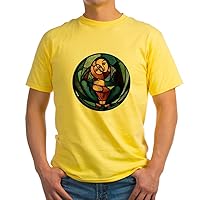 Yellow T-Shirt Stained Glass Mother and Child