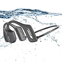 Swimming Headphones,Bone Conduction Headphones Bluetooth 5.3,IP68 Waterproof Wireless Headphones,Open Earphones Built-in MP3 Player 32G Memory,Sports Headphone Suitable for Swimming,Running