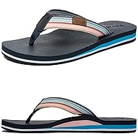 Women's Orthotic Flip Flops,Casual Comfortable Thong Sandal with Arch Support