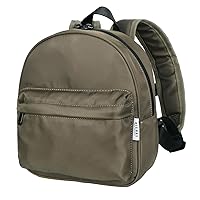 Lightweight Toddler Kids Backpack with Chest Strap For Boys and Girls, Preschool Kindergarten 3-6 Years Old 30 Colors (Khaki)