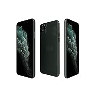 Apple iPhone 11 Pro Max, 256GB, Midnight Green - Unlocked (Renewed Premium)