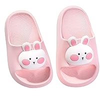 Bunny Toddler Slides Slipper Unisex Child Boys & Girls Slide Sandals for Kids Flip Flops Comfy Shower Slippers Beach Garden Shoes
