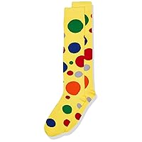 Forum Novelties womens Adult Polka Dot Clown Socks Costume Accessory Party Supplies, Multi Colored, One Size US