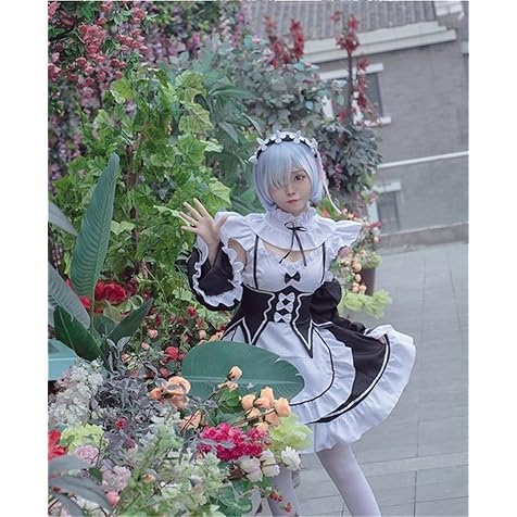 Women’s Anime cosplay costume Maid outfit Lolita Dress (XL)