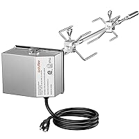 only fire Stainless Steel Rotisserie Kit Fits for Weber 7659 Spirit and Spirit II 200/300 Series Gas Grill